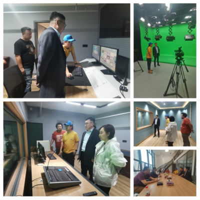 學院參訪藍騎士文化傳播 探索影視節目制作的藝術與創新